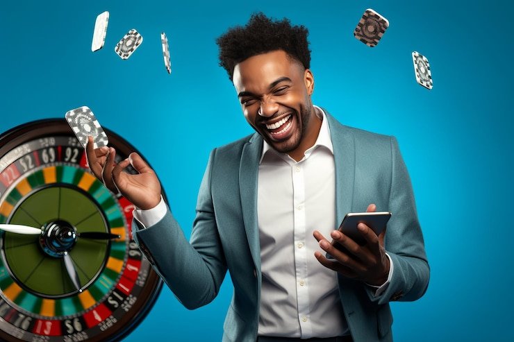 Dealer profesional di studio live casino Yggdrasil dengan pencahayaan HD